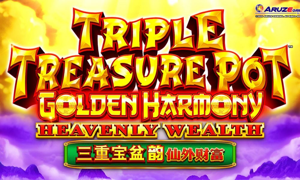 Triple Treasure Pot Golden Harmony Heavenly Wealth